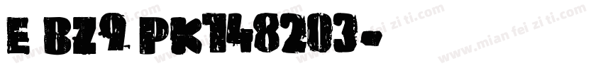 E BZ9 PK748203字体转换